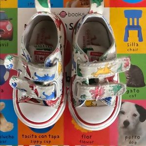 Kids converse dinosaur shoes
